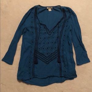 NWOT: Lucky Brand Blue Shirt
